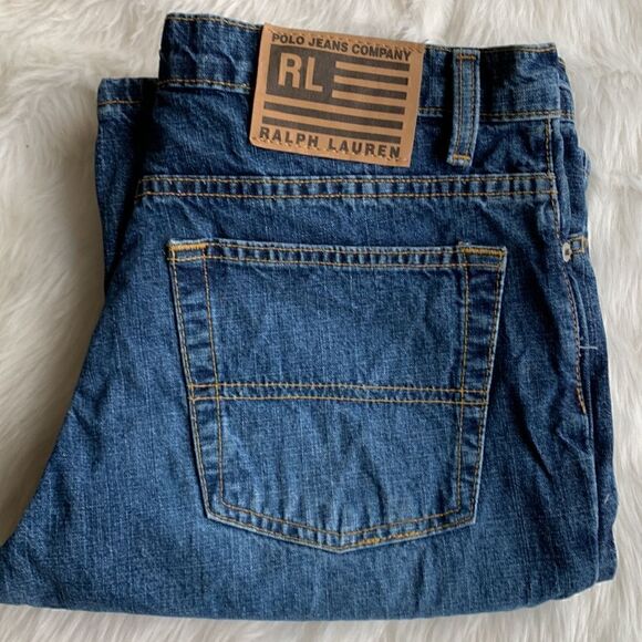 Polo Ralph Lauren‎ 90’s Y2K low rise dark wash Jeans size 11 - Picture 1 of 11